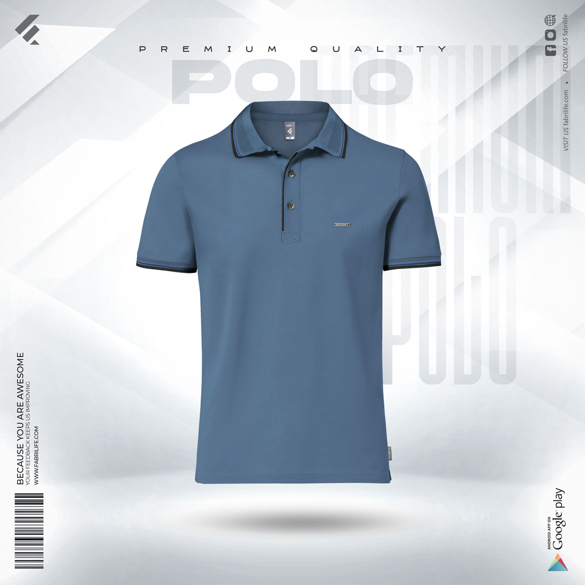 Premium Double PK Cotton Polo - Stellar