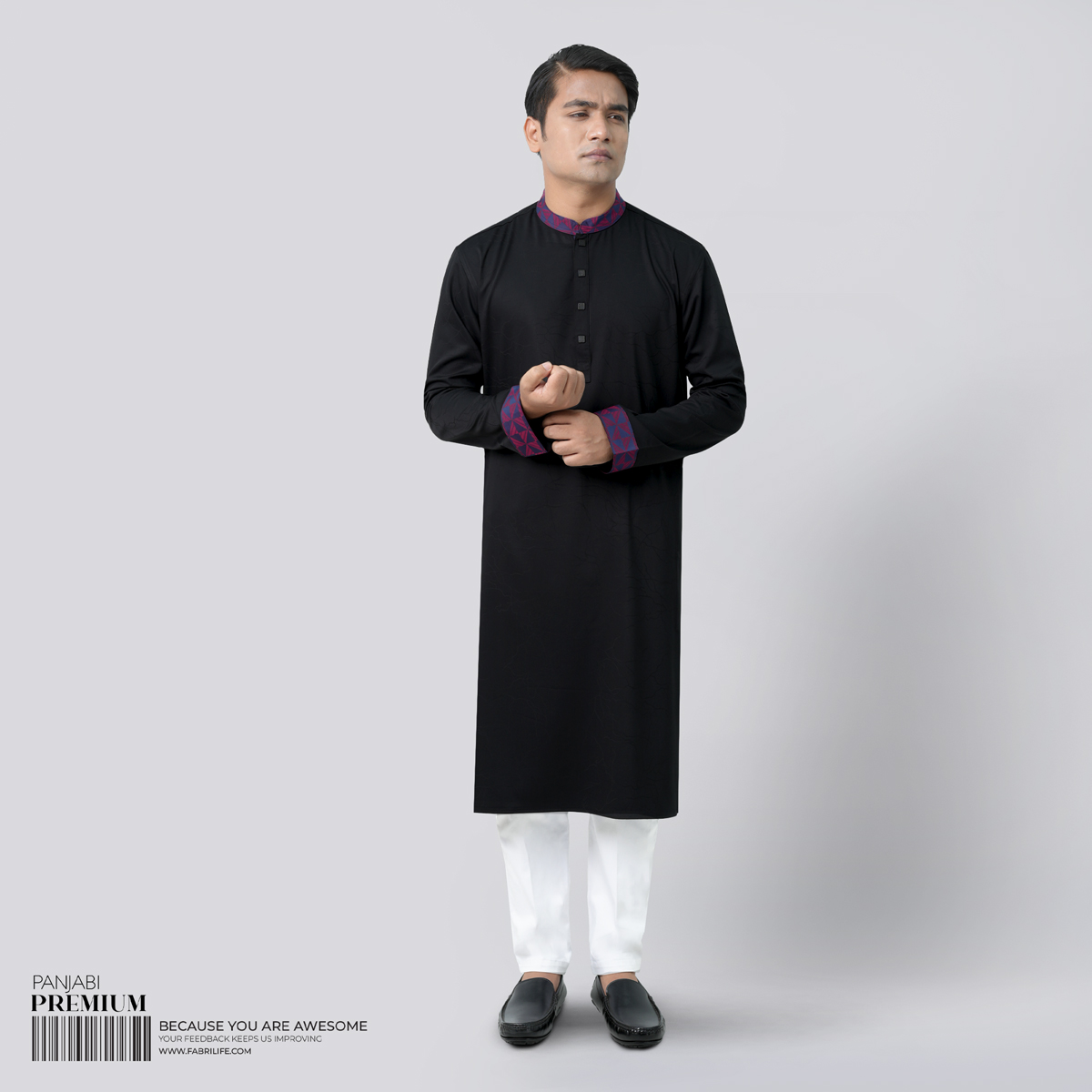 Premium Jacquard Panjabi - Mehran