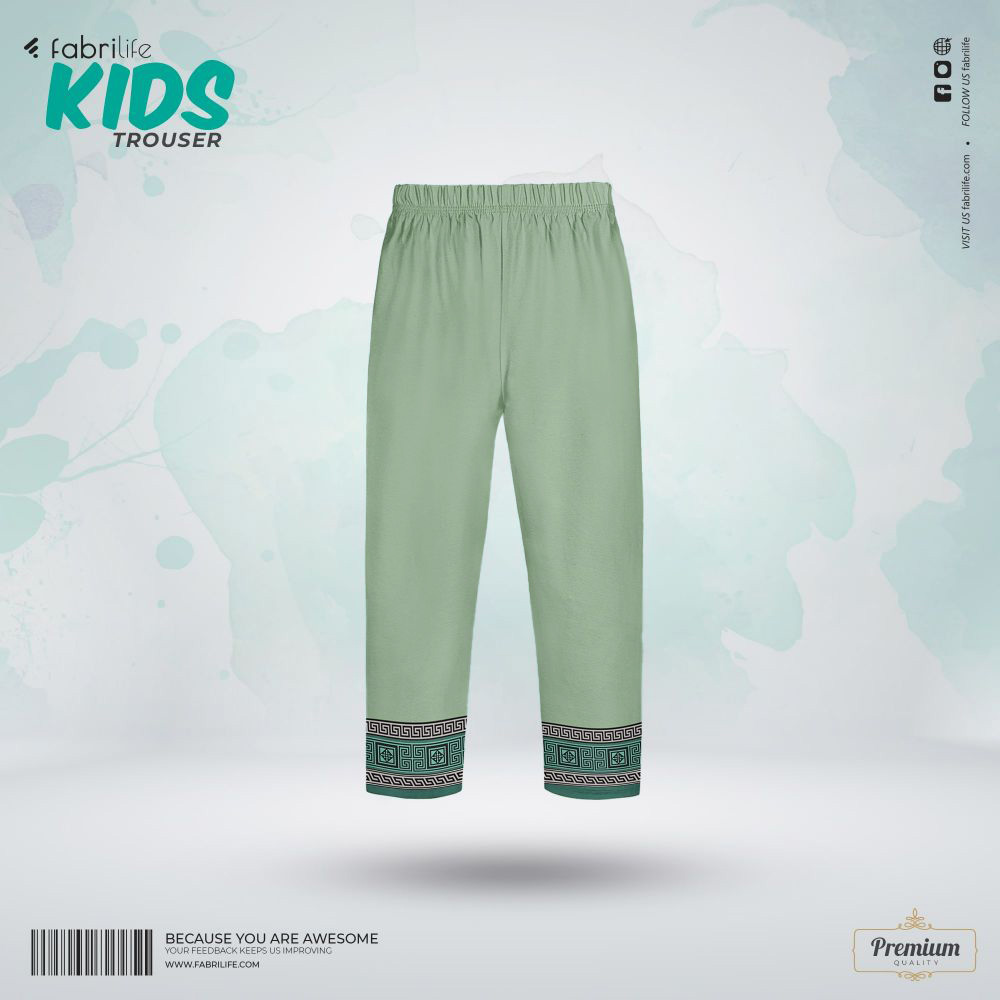 Premium Girls Trouser - Block Paste