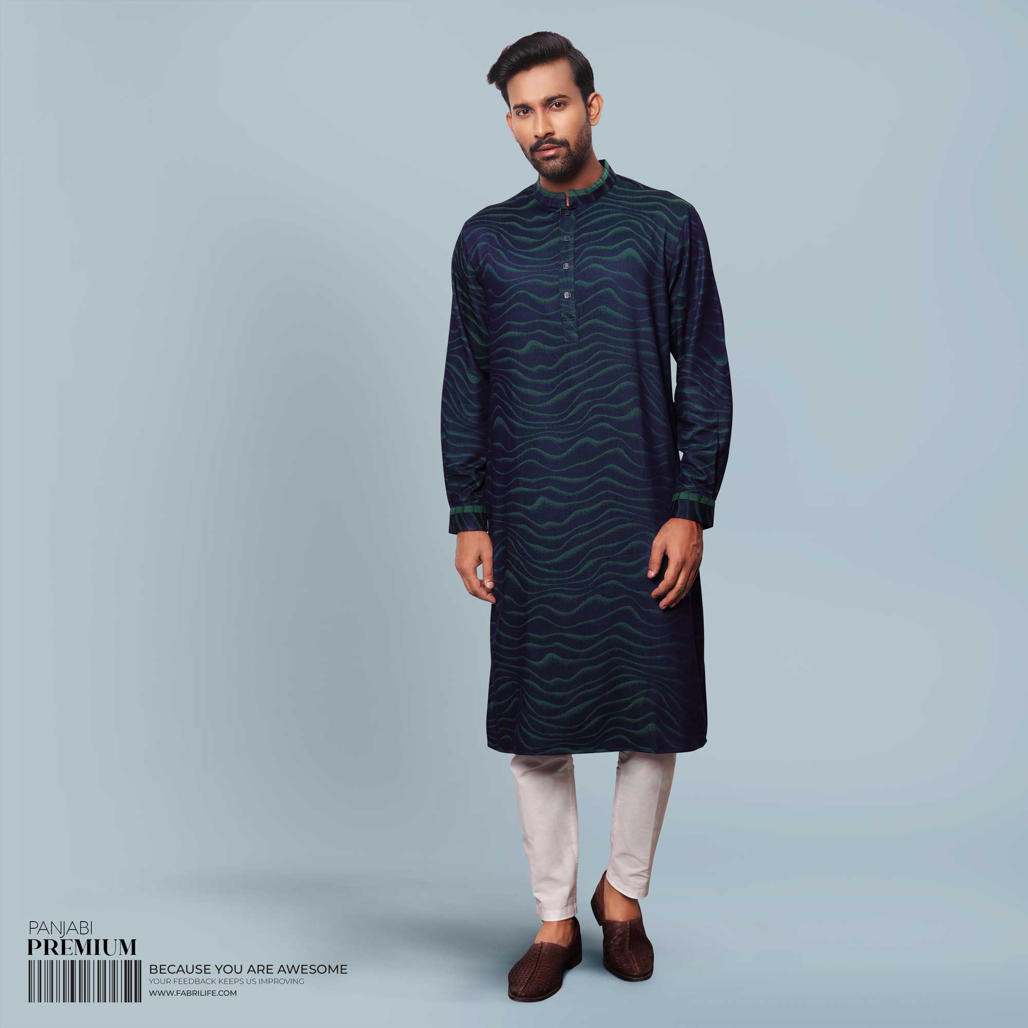 Premium Jacquard Panjabi - Shaqawa