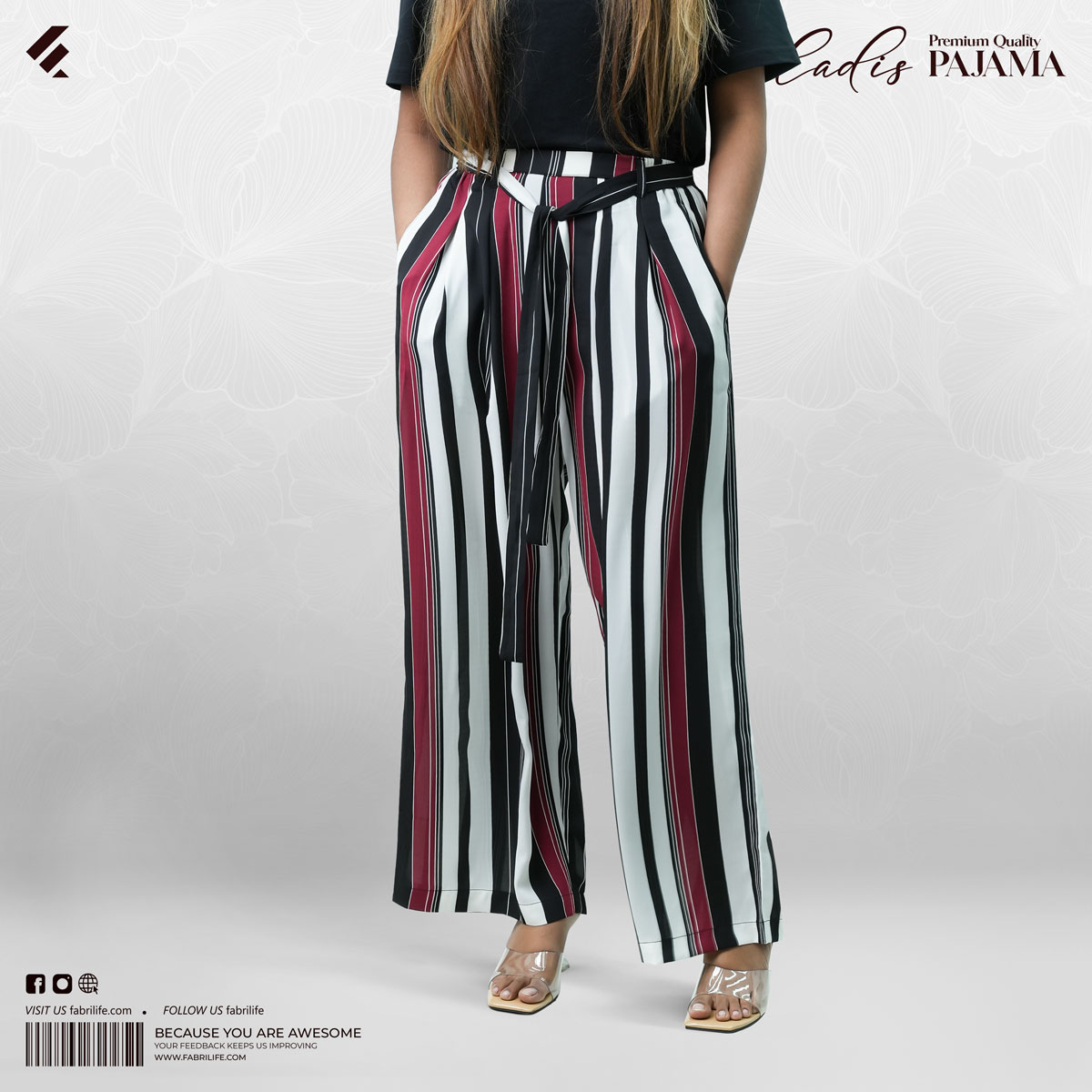 Women's Palazzo - Stripelet