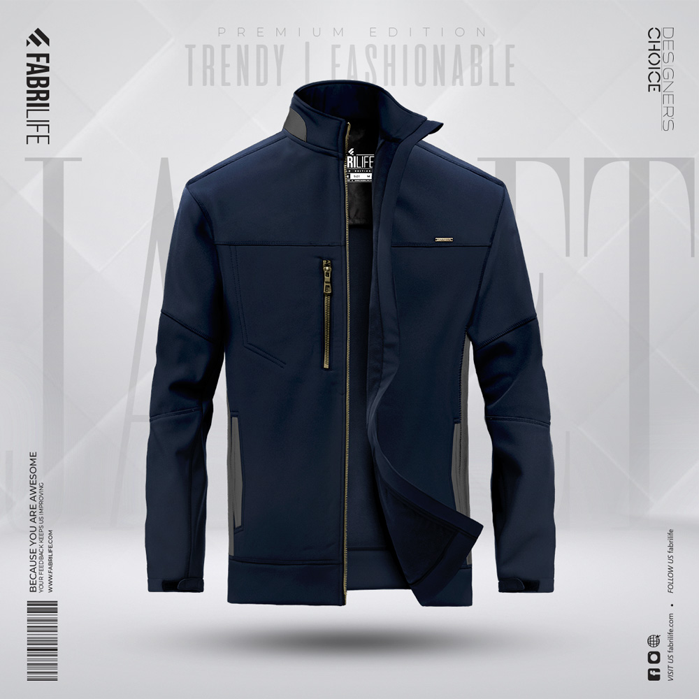 Mens Premium Jacket - Blizzard (Navy)