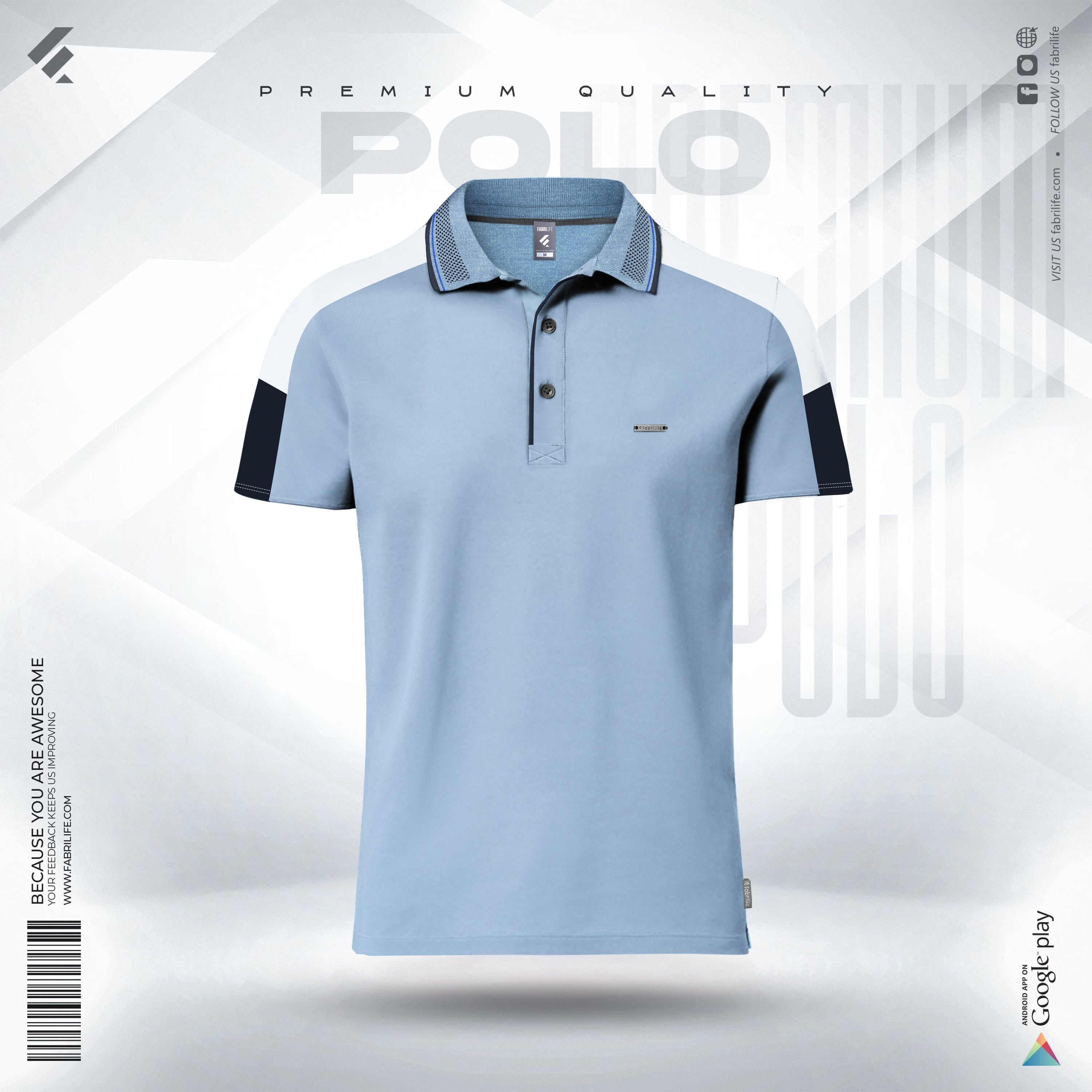 Premium Designer Edition Double PK Cotton Polo - Eminent