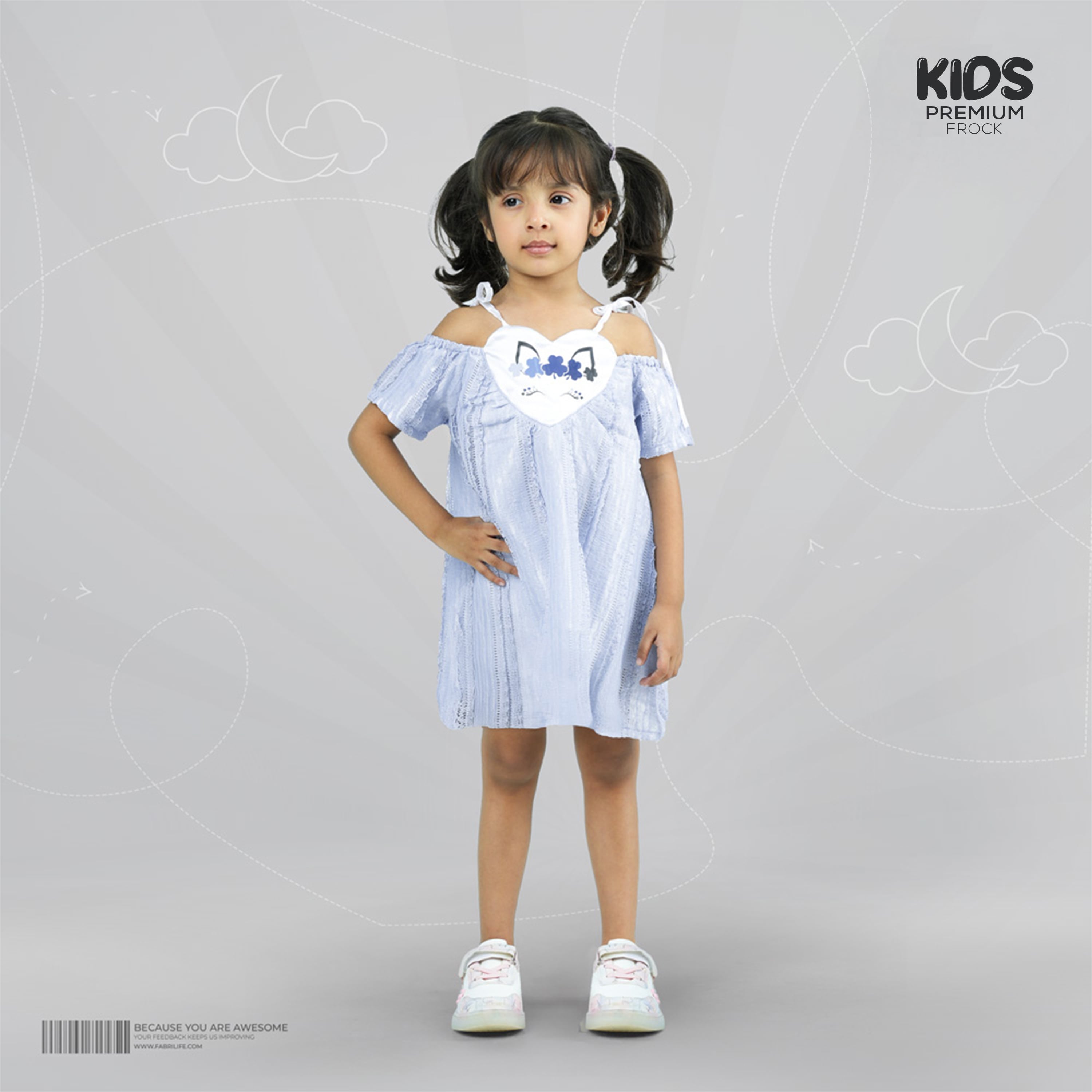 Girl Premium Frock - Dreamy 