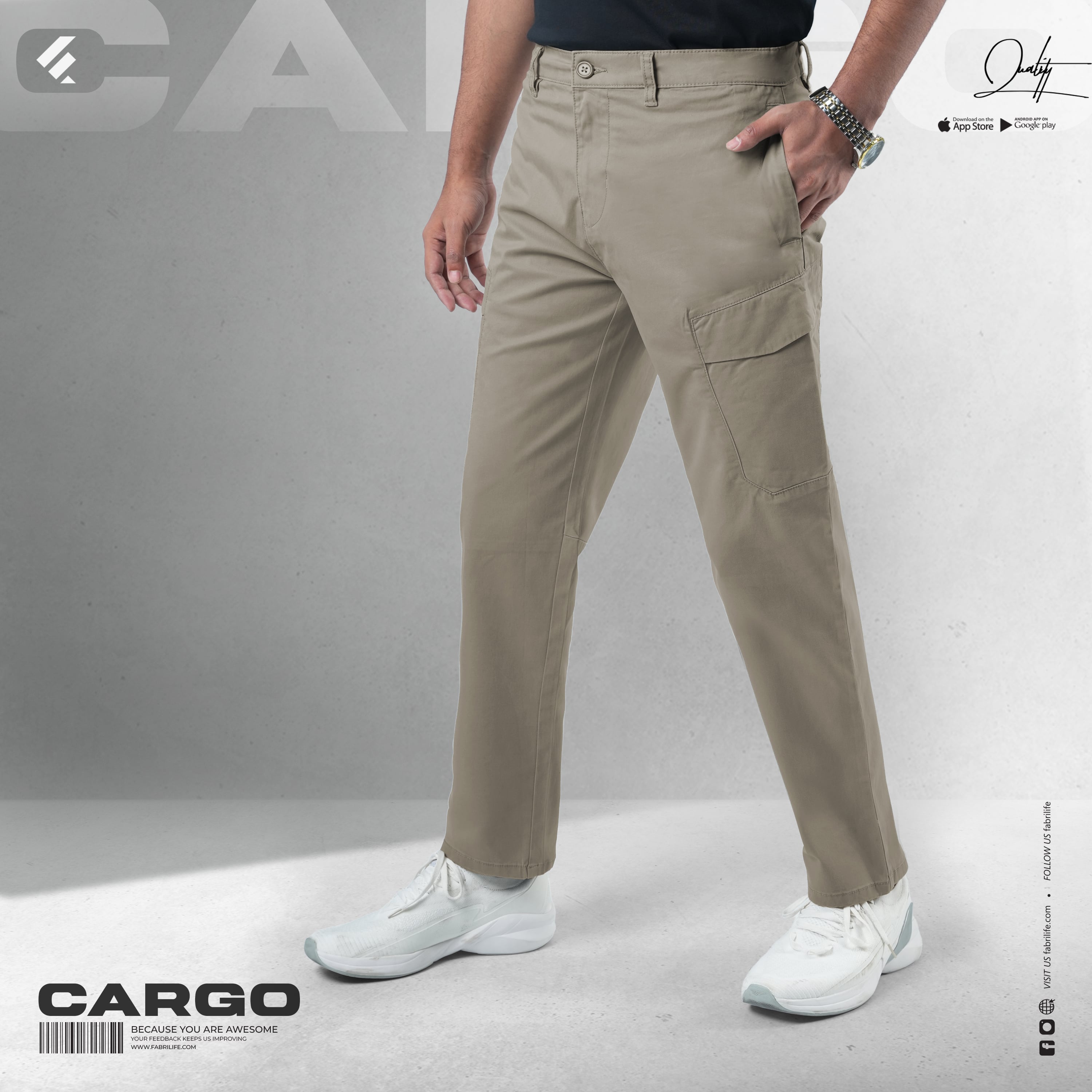 Premium Cargo Pant (Five Pockets) - Recon