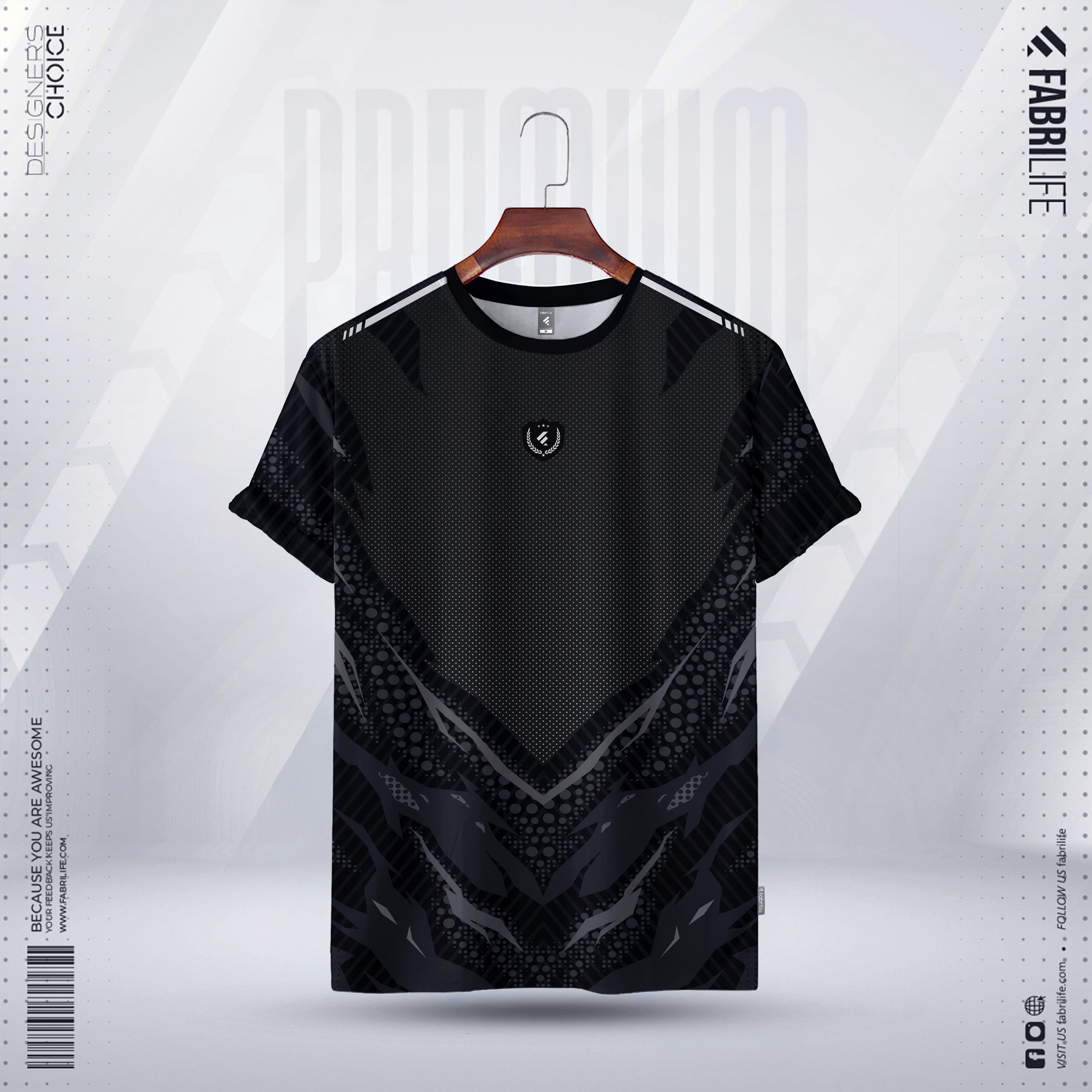 Mens Premium Sports Active Wear T-shirt - Allotrope