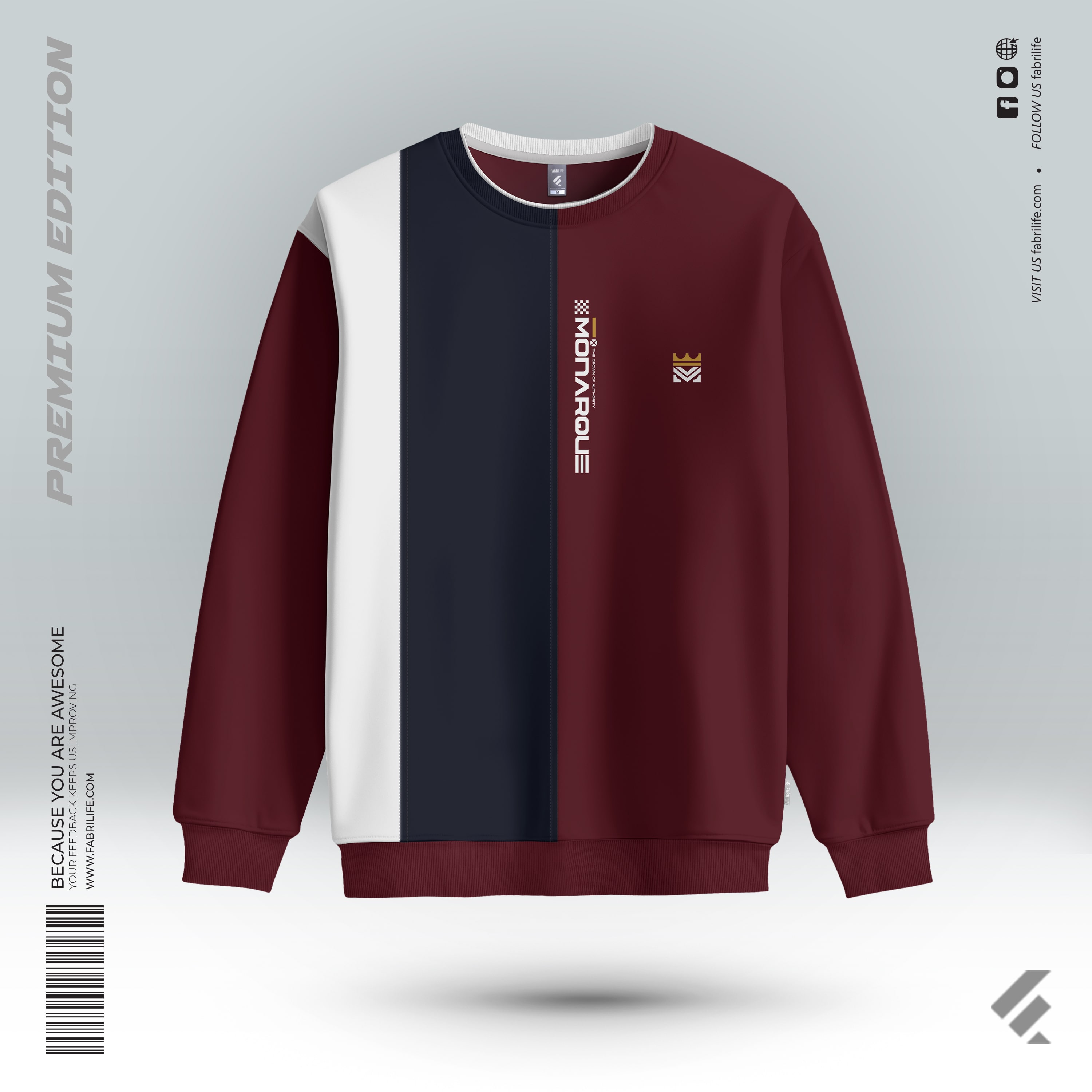 Mens Premium Sweatshirt - Monarch