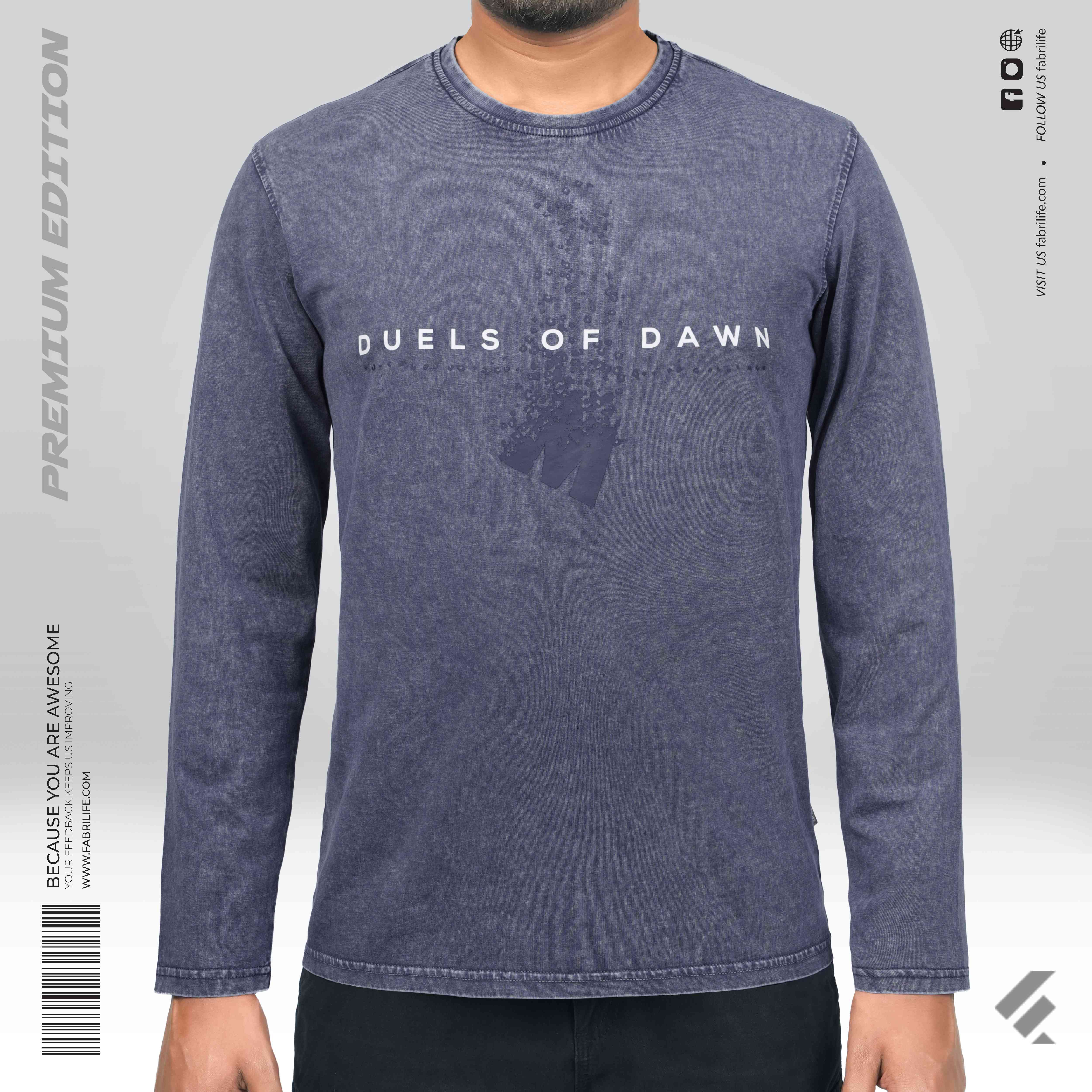 Mens Premium Full Sleeve Tshirt - Dawn