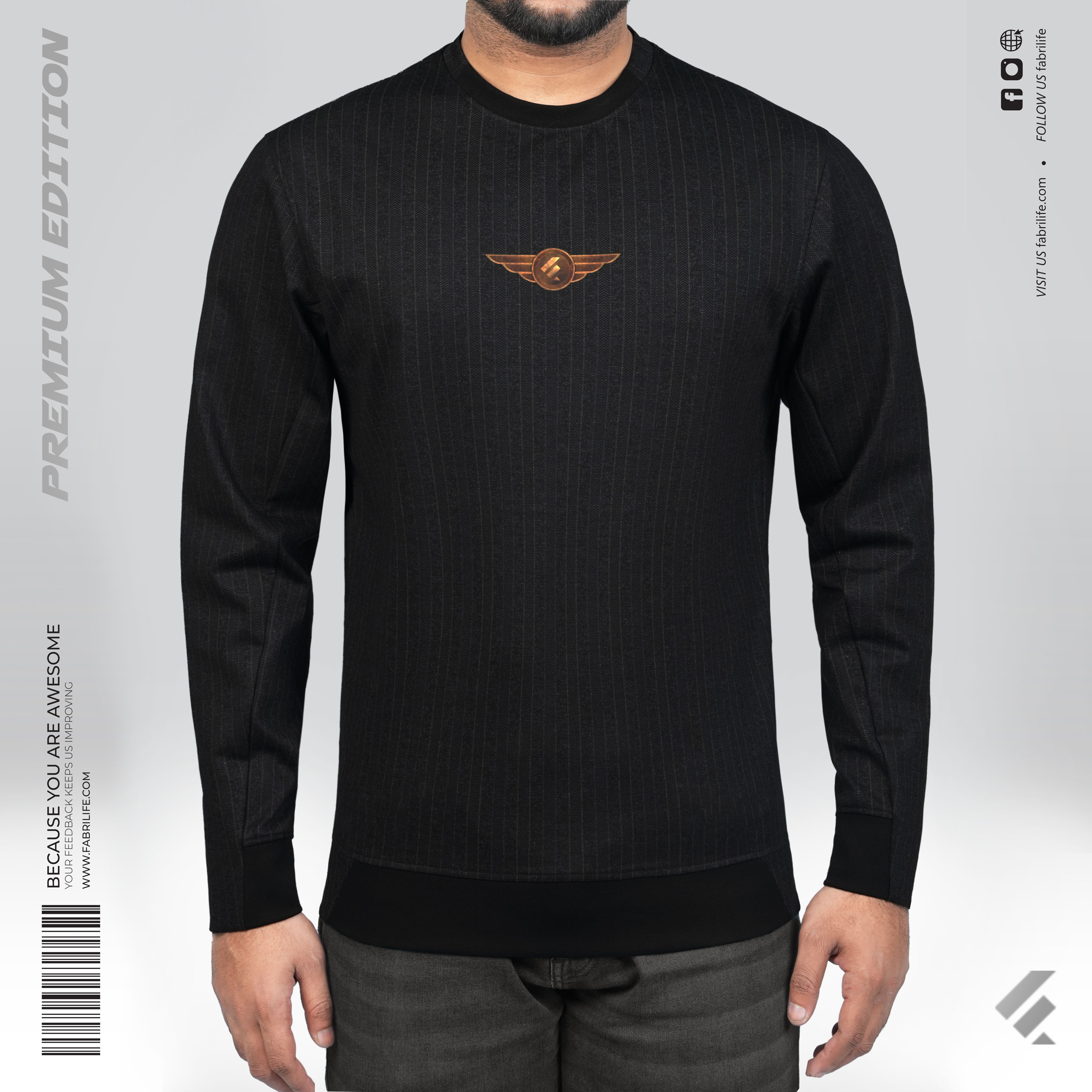 Mens Premium Sweatshirt - Blackdome