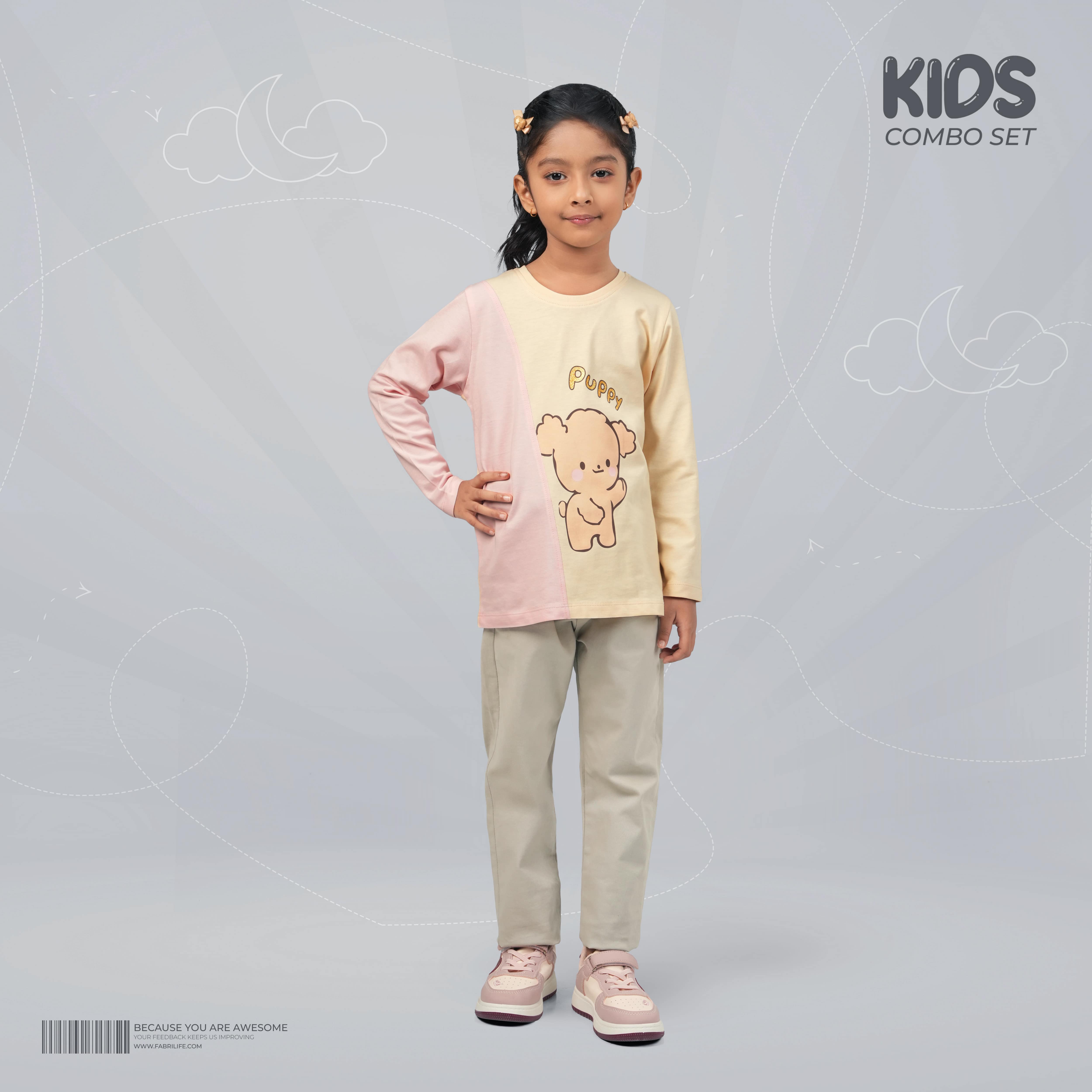 Kid's Premium Full Sleeve T-shirt - Puppine