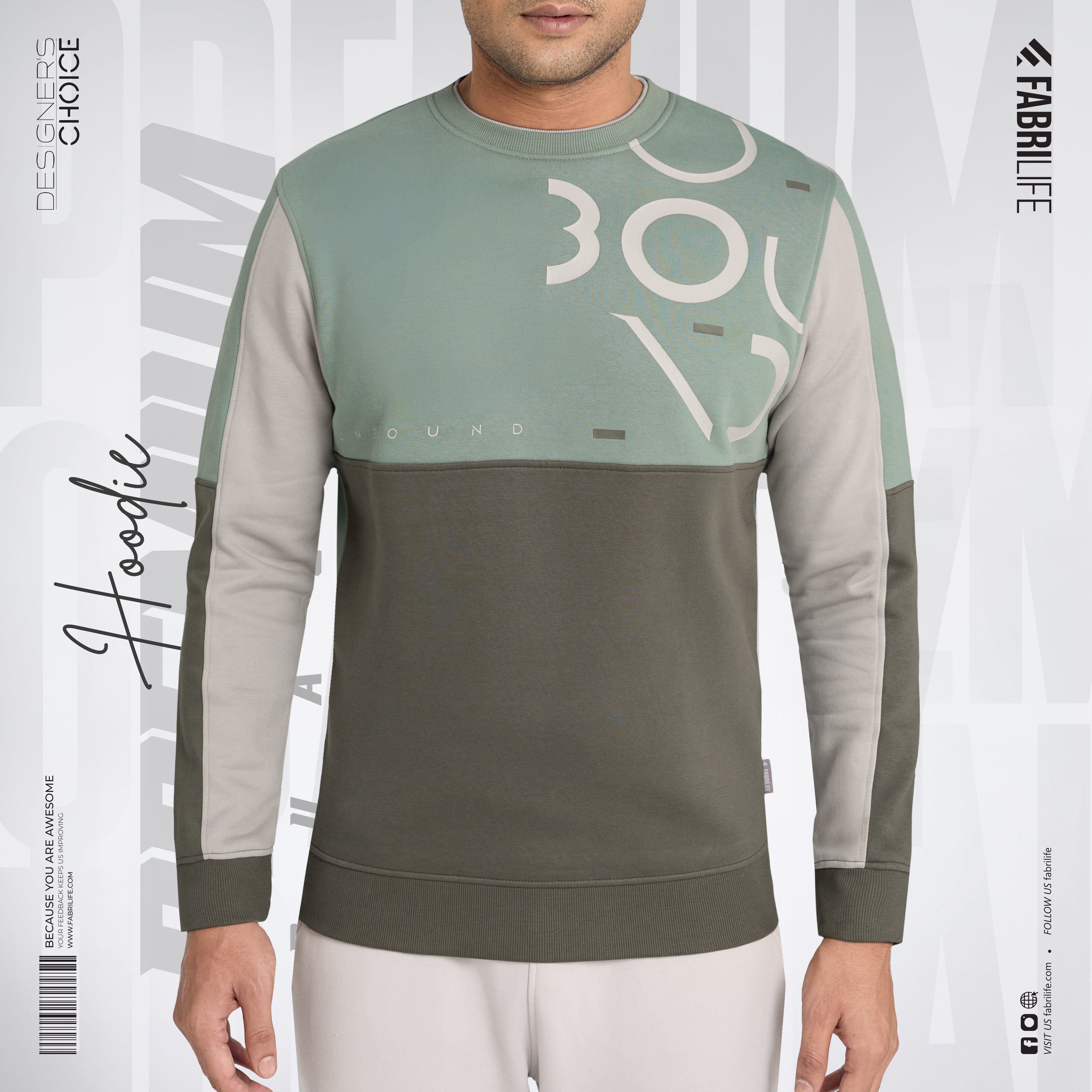 Mens Premium Sweatshirt - Unbound Seismic