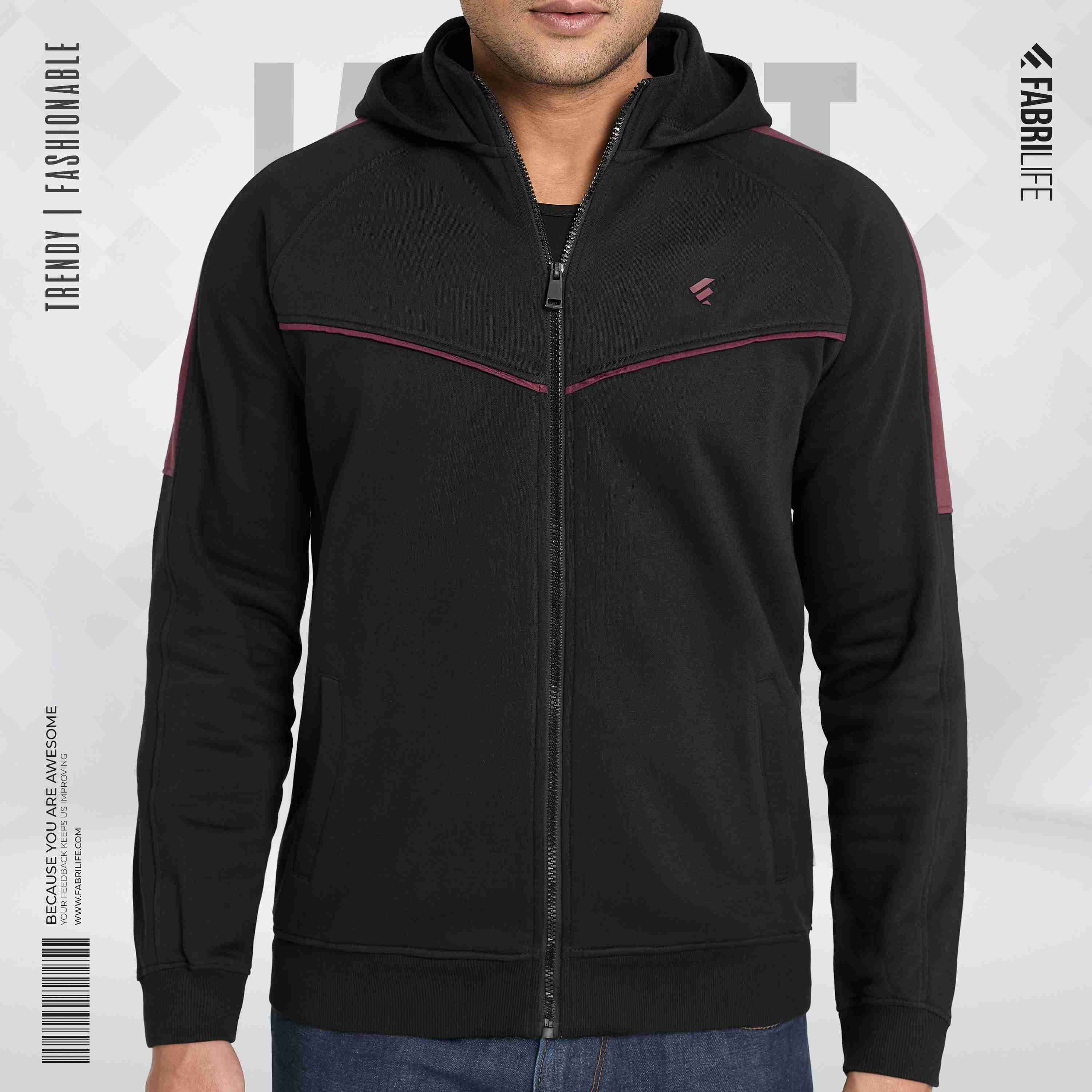 Mens Premium Hoodie - Air Black