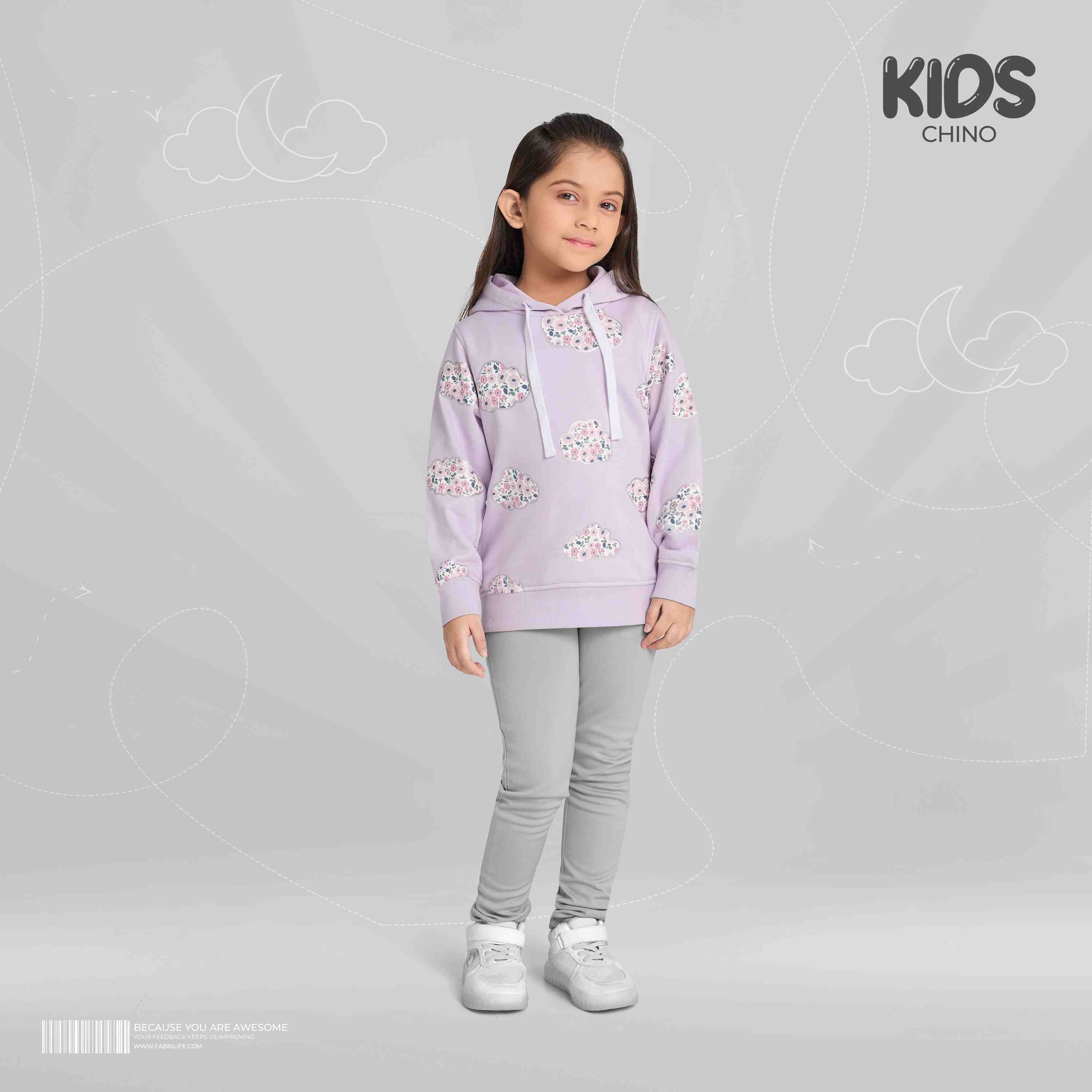 Kid Girls Premium Hoodie - Cloudfair